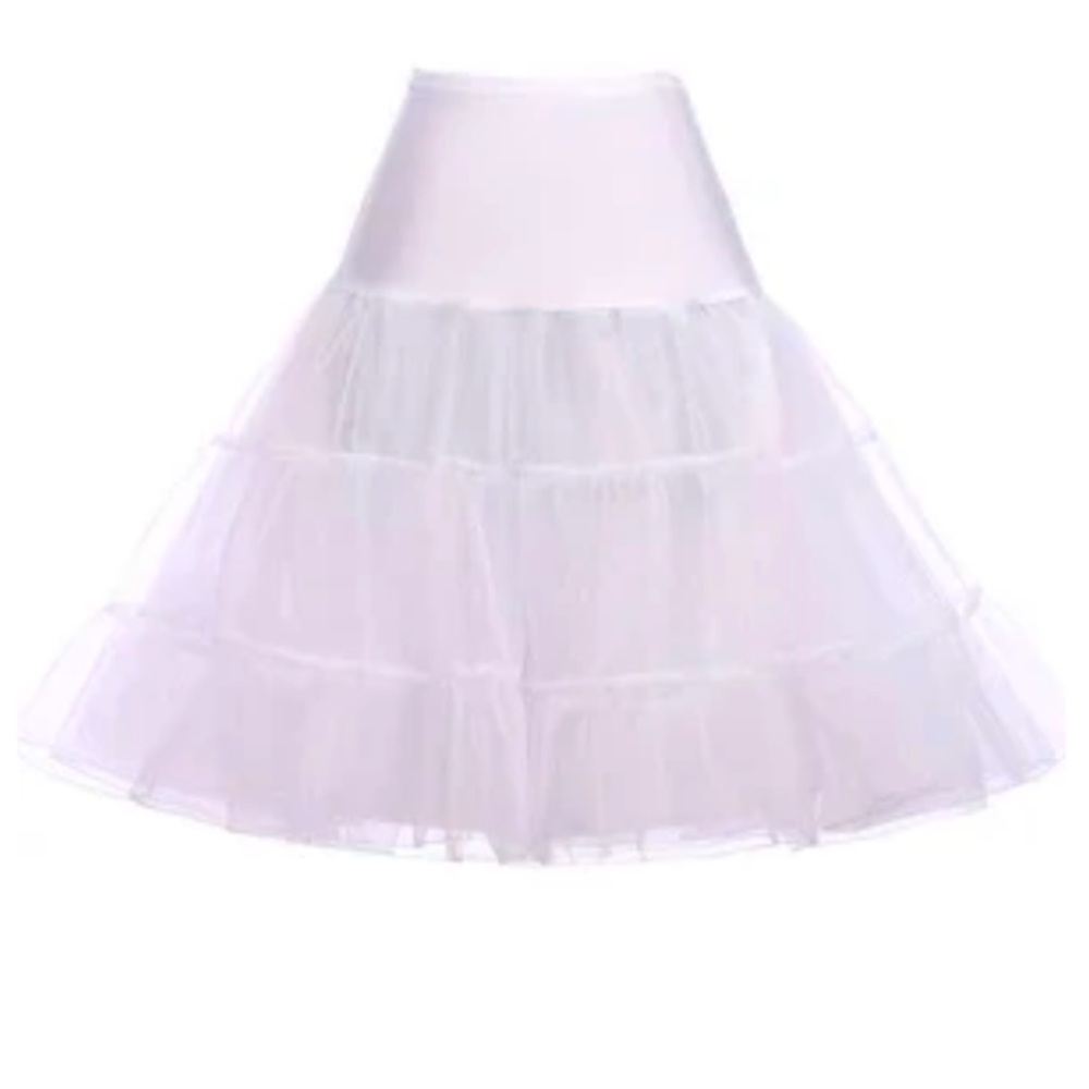 NWT White petticoat size large brand new with tags